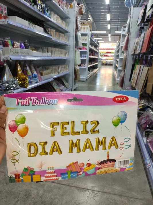 Set globo feliz dia mamá
