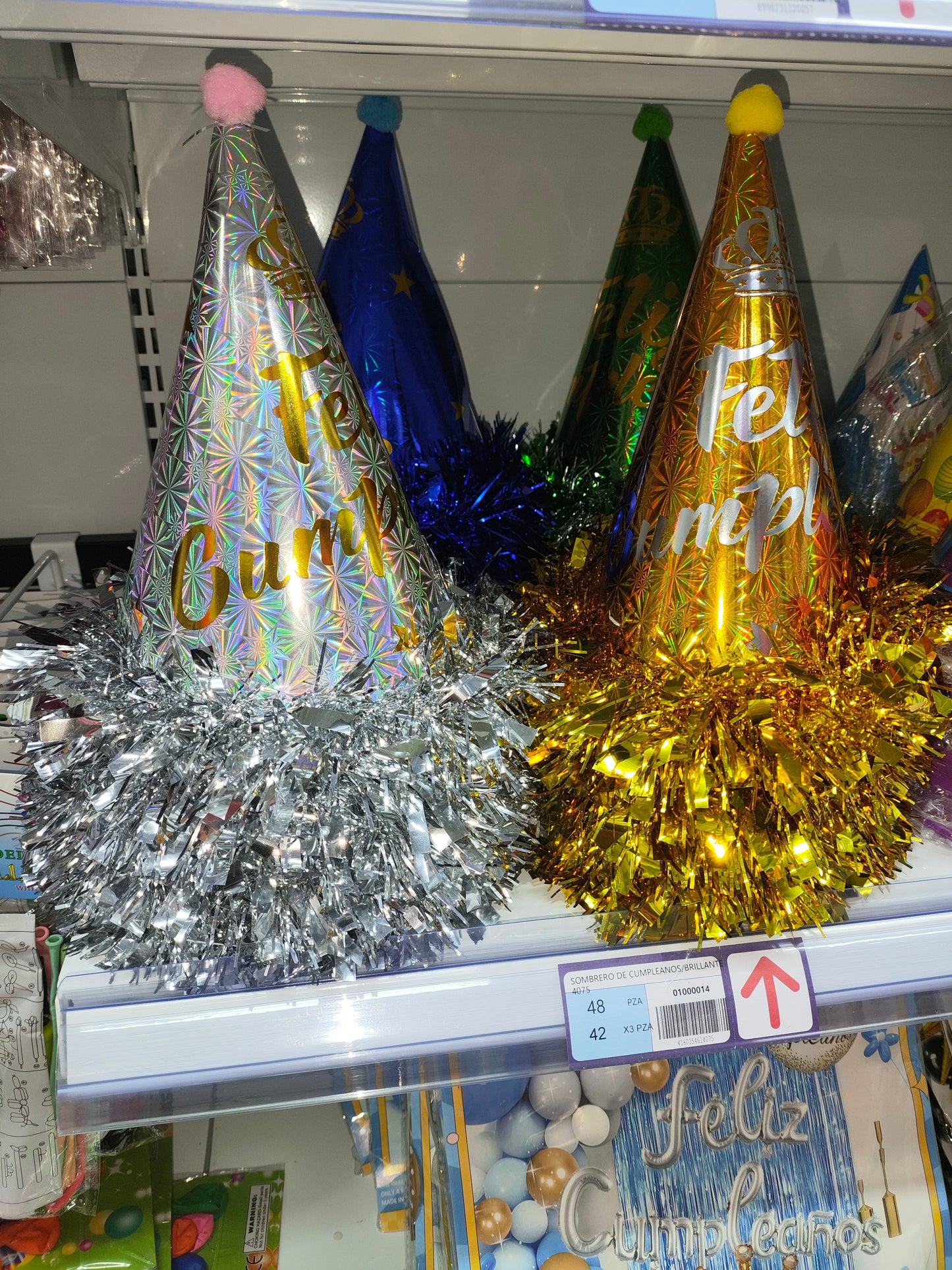 Sombrero de cumpleaños brillante