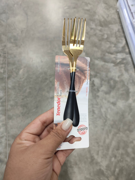 Tenedor Dorado
