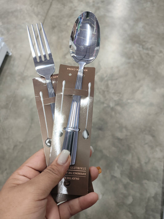 Cuchara y Tenedor Para Comedor