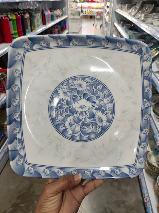 PLATO MELANINA CUADRADO 9.5'