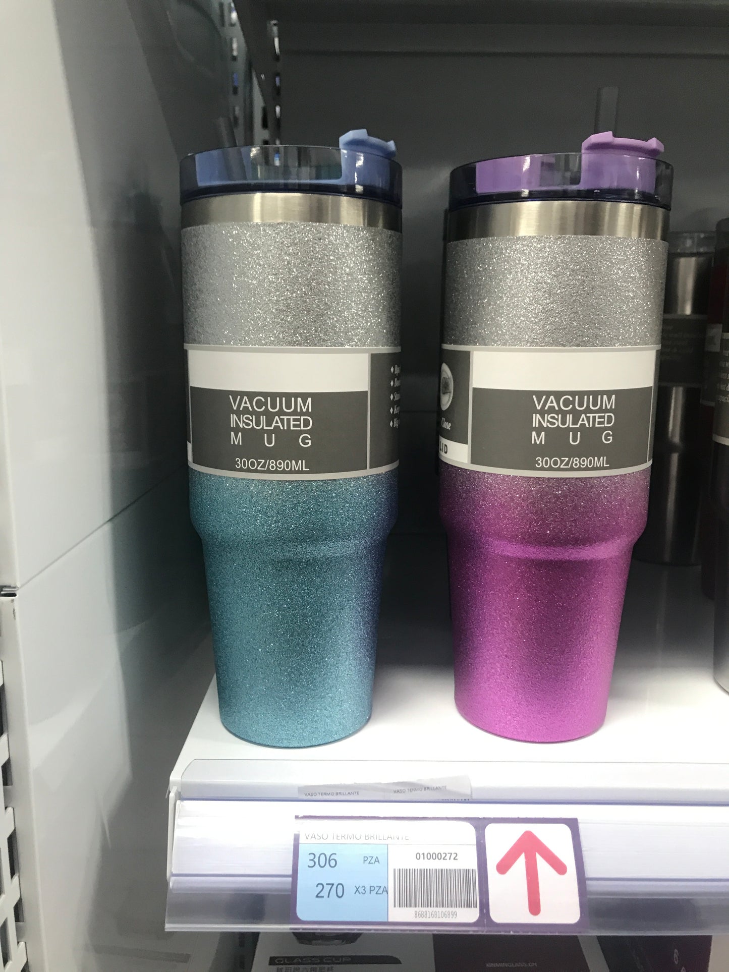 Vaso termo brillante