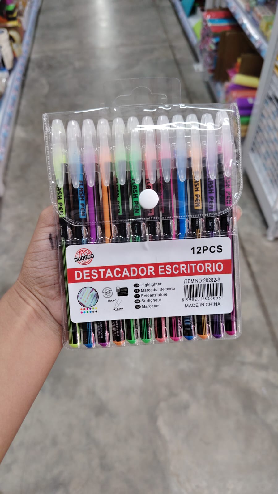 Destacador escritorio 12 pcs