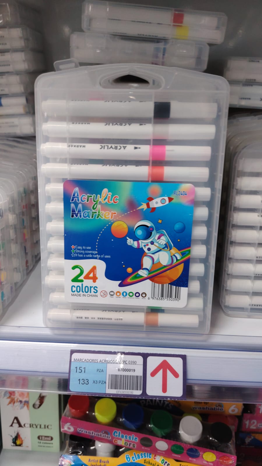 Marcadores acrílico 24 pc