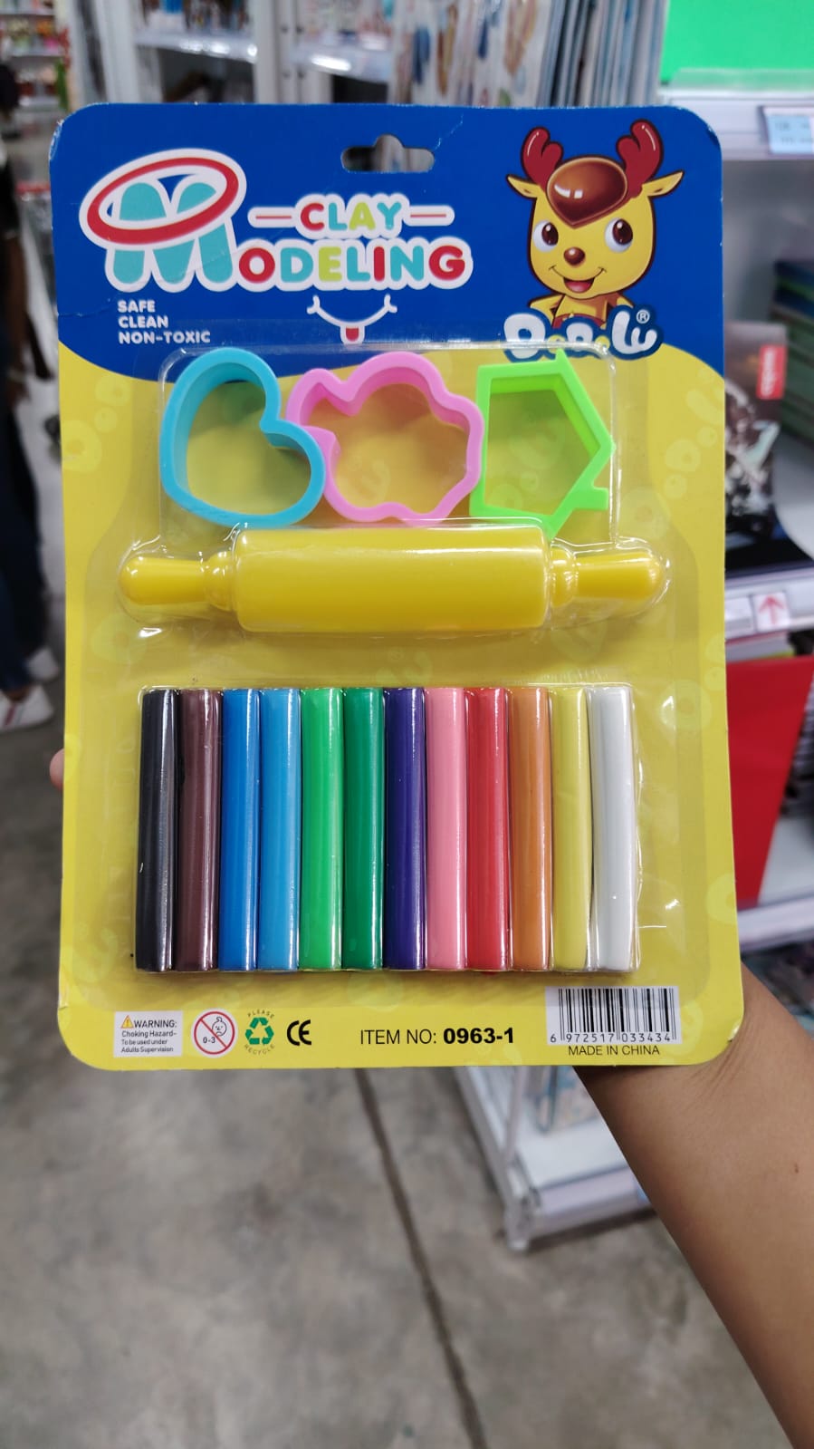 Plastilina 17 pcs con herramientas