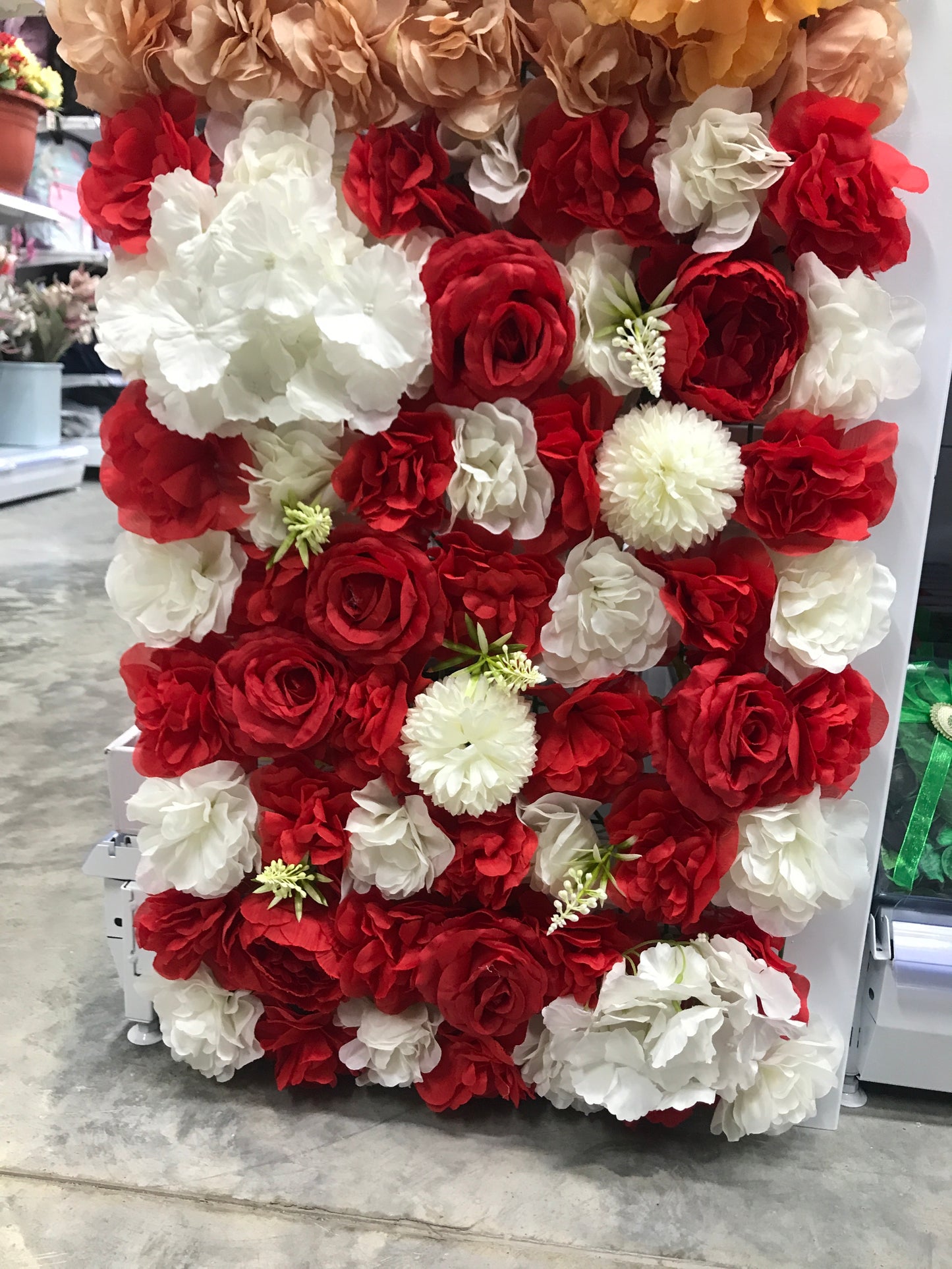 Césped de flores