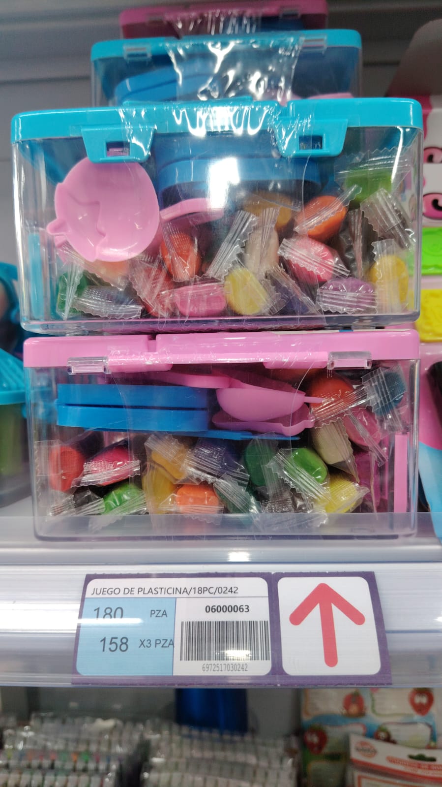Juego de plastilina 18 pcs