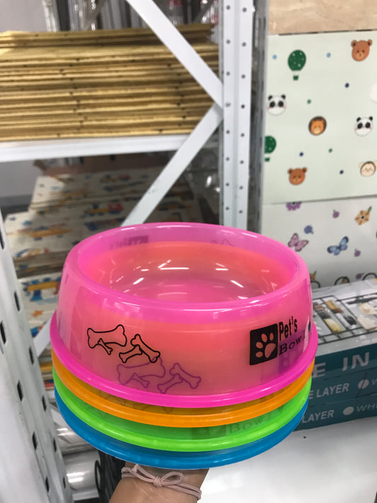 Tazón de plástico de color 21cm