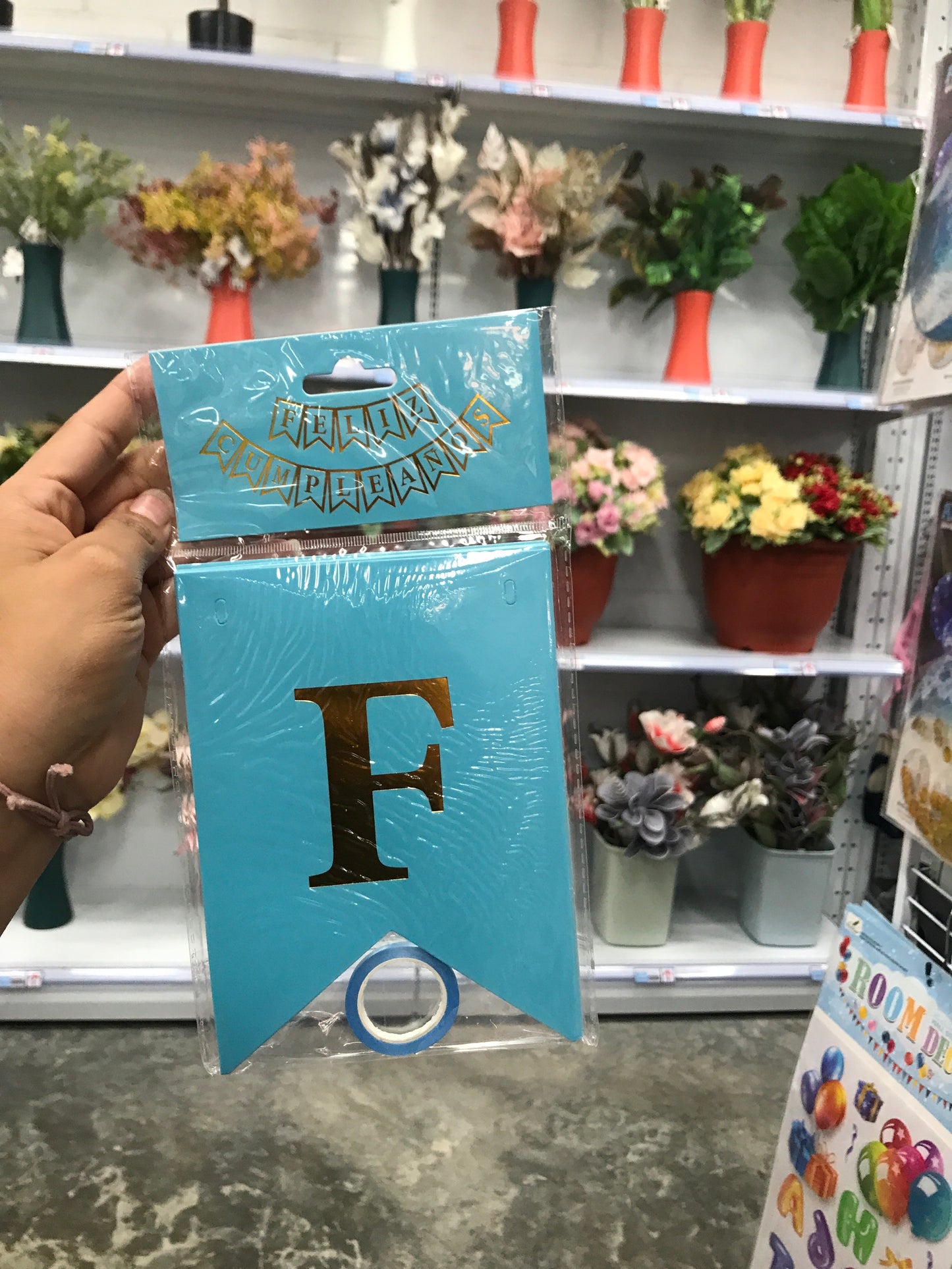 Banderín/papel/feliz cumpleaños