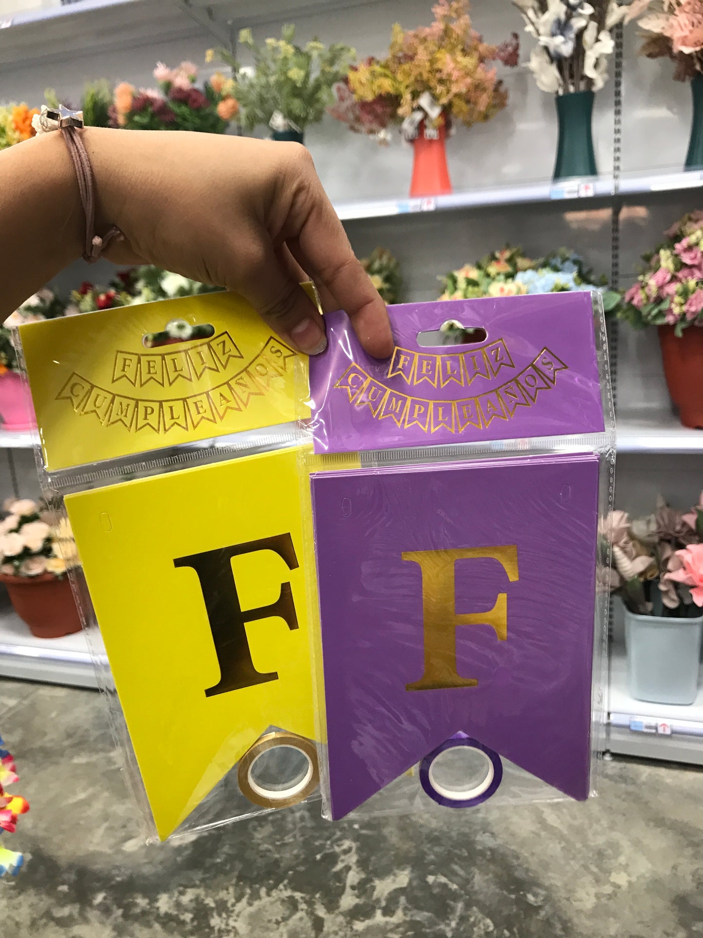 Banderín/papel/feliz cumpleaños