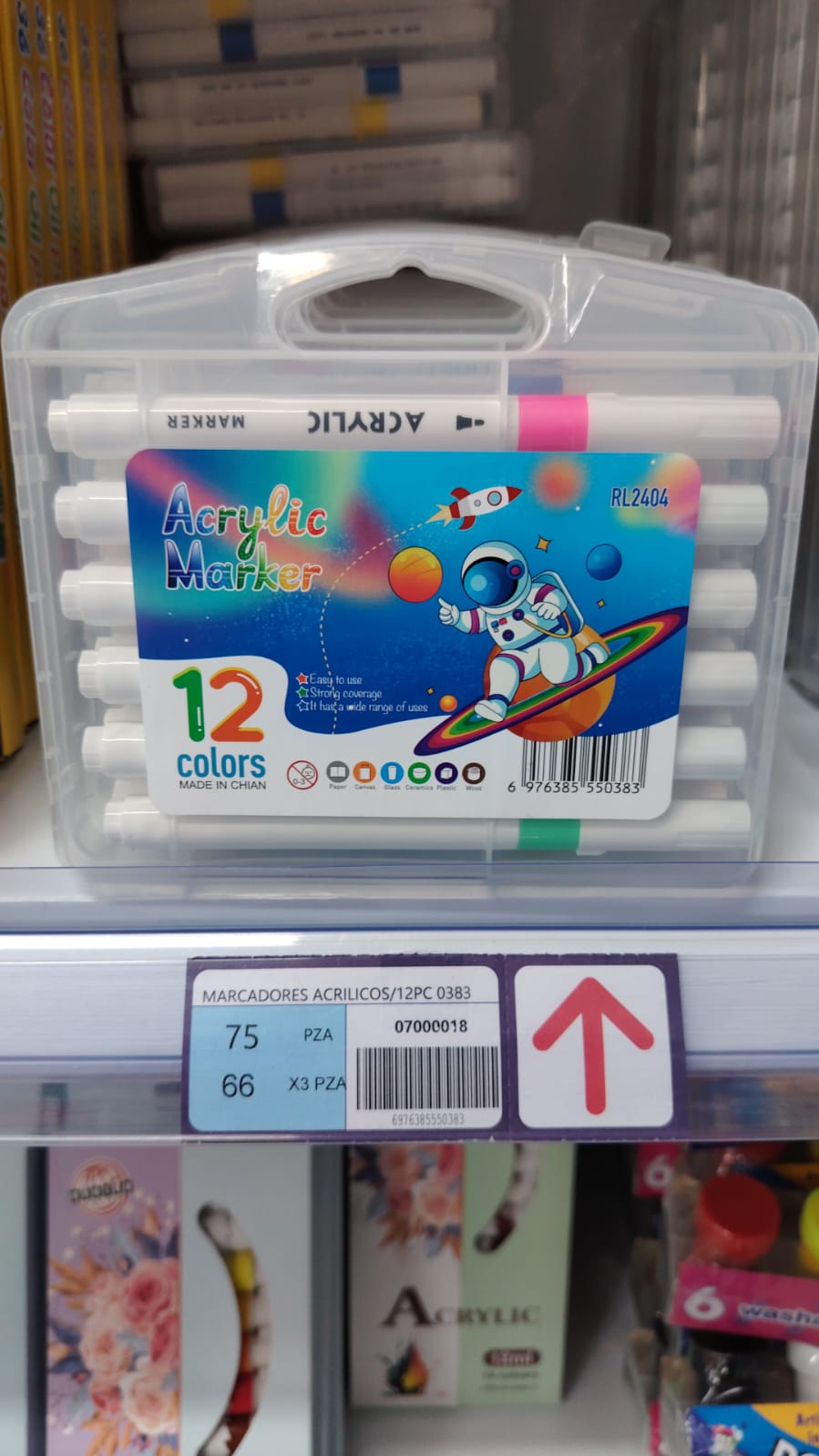 Marcadores acrílico 12 pcs