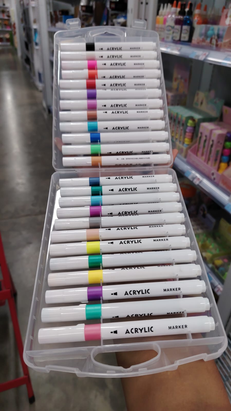 Marcadores acrílico 24 pc