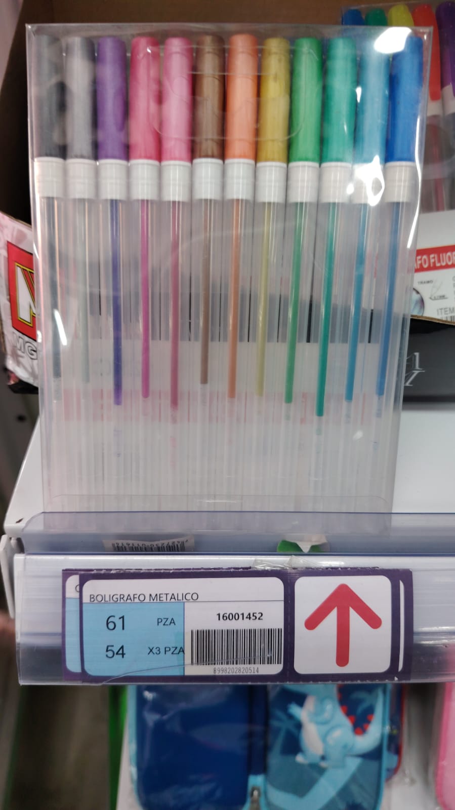 Bolígrafo metálico 12pc