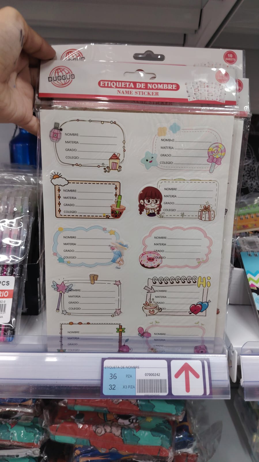 Etiqueta de nombre