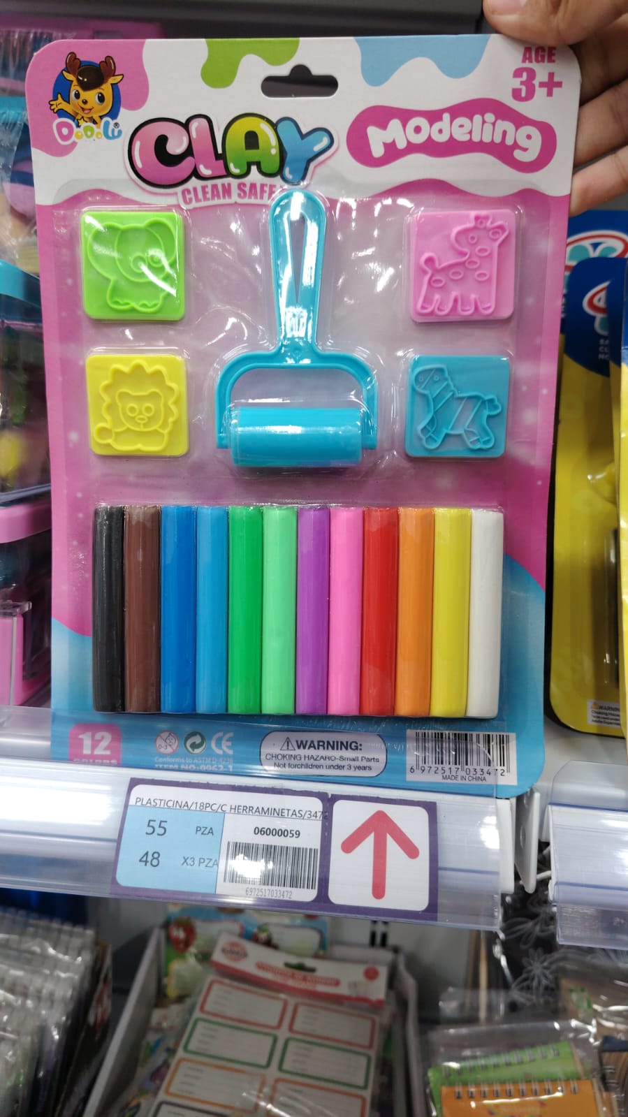 Plastilina 18 pcs con herramientas