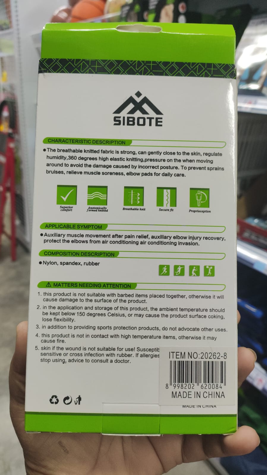 Proteccion de deporte