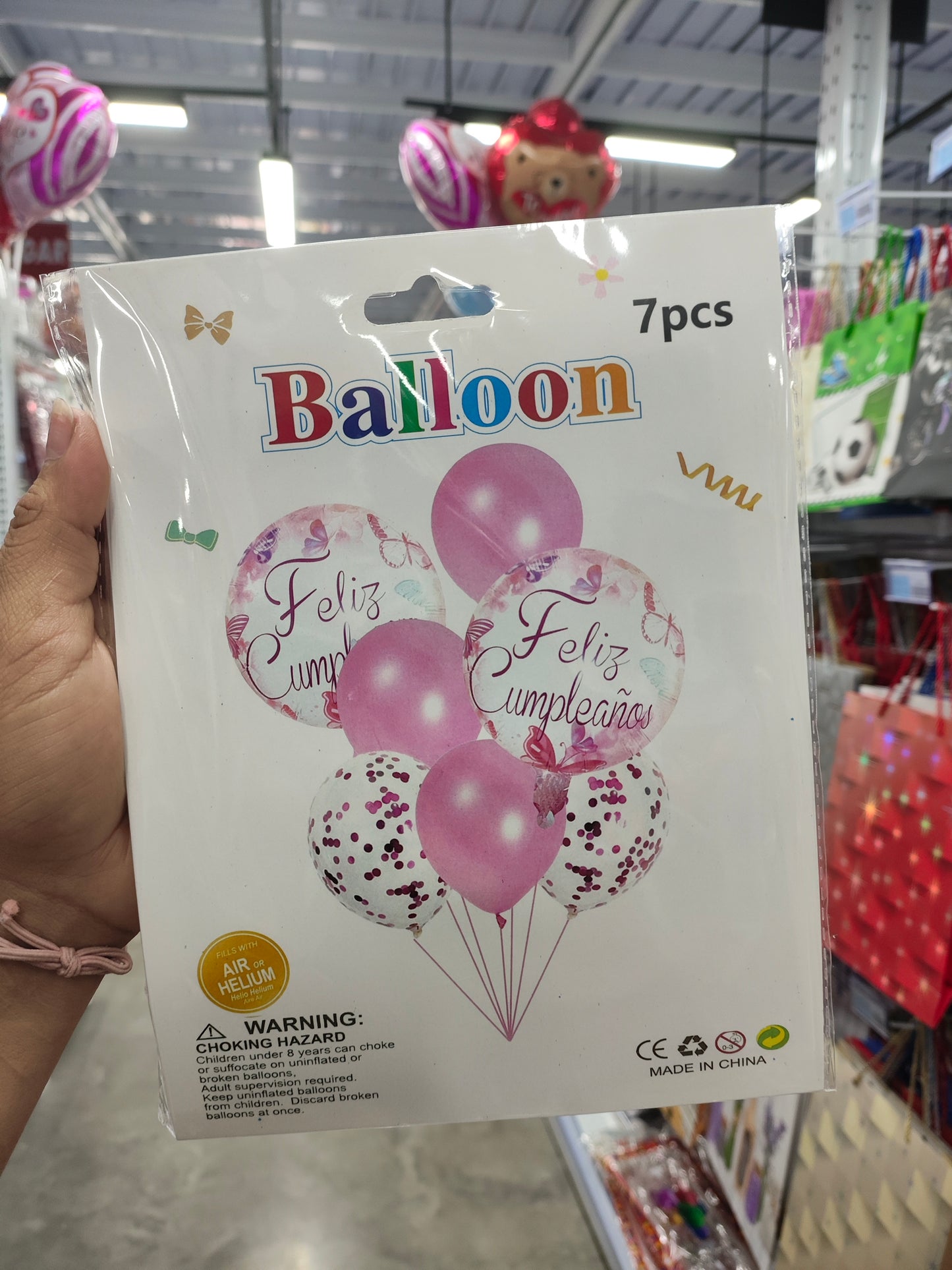 Bouquet de globos Para cumpleaños/7pc