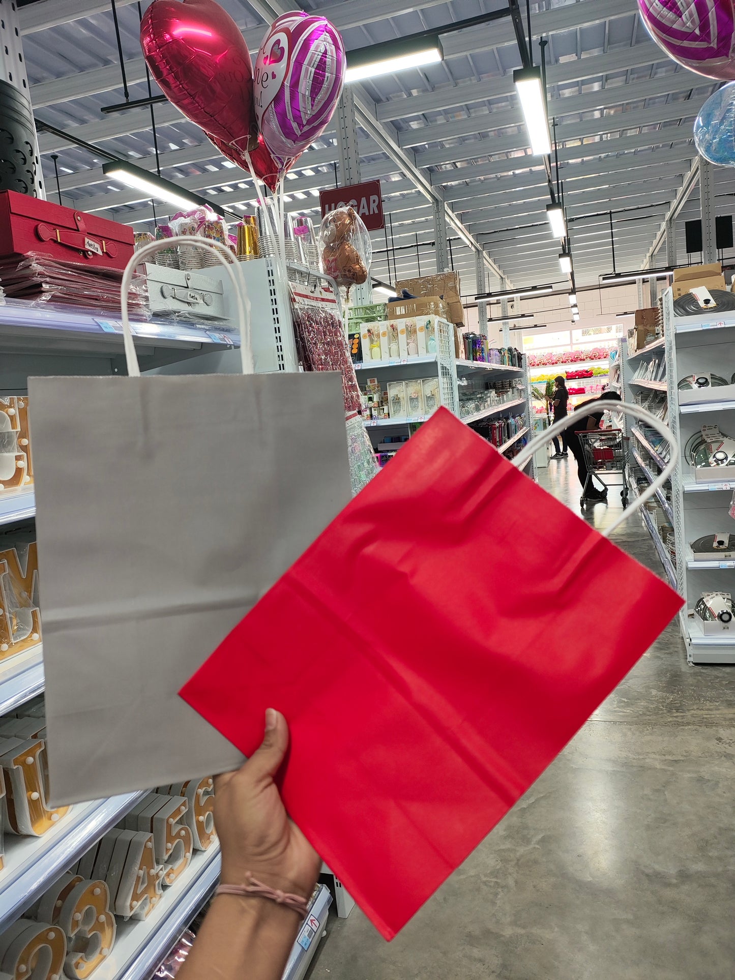 Bolsa de papel mediana