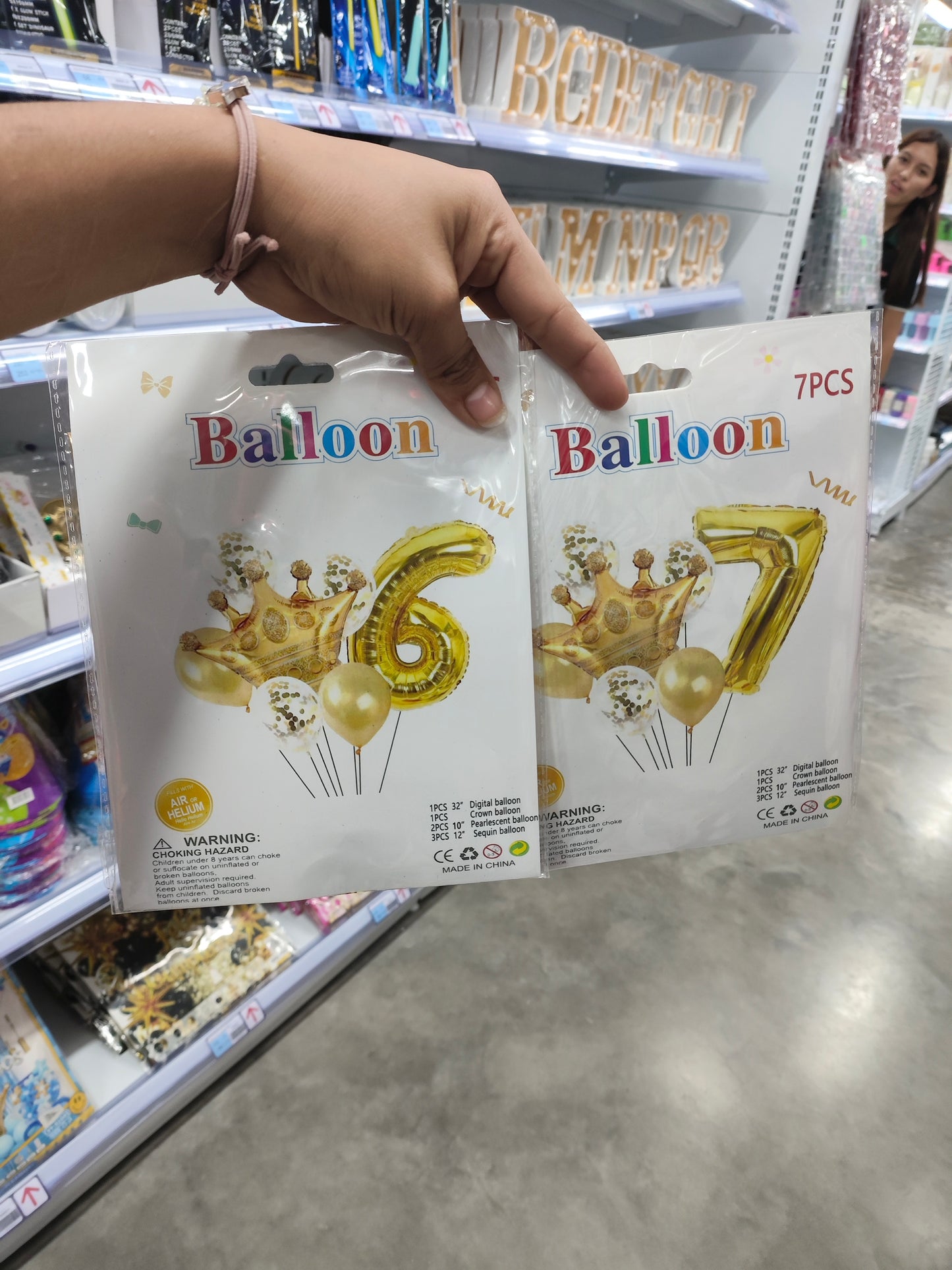 Bouquet globo/dorado/32